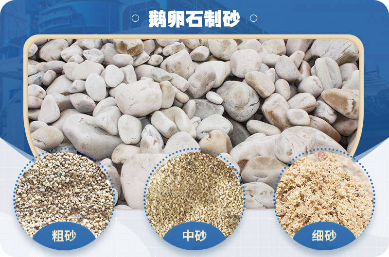 風化石，鵝卵石制砂